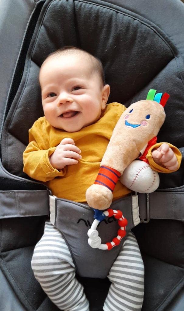 Little Sport Star plush bat makes a perfect gift for little slugger lovers.