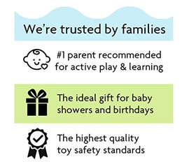Little Sport Star sensory features promote early exploration through multi-sensory play.