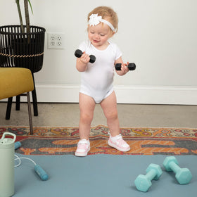 Little Spotters BPA-free rattles are 3D printed for precise shapes