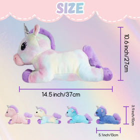 14.5-inch mommy unicorn plush, travel-friendly and easy to share.