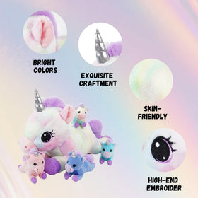 CPSIA-safe Little Tigers unicorn toy, skin-friendly and durable for daily use.