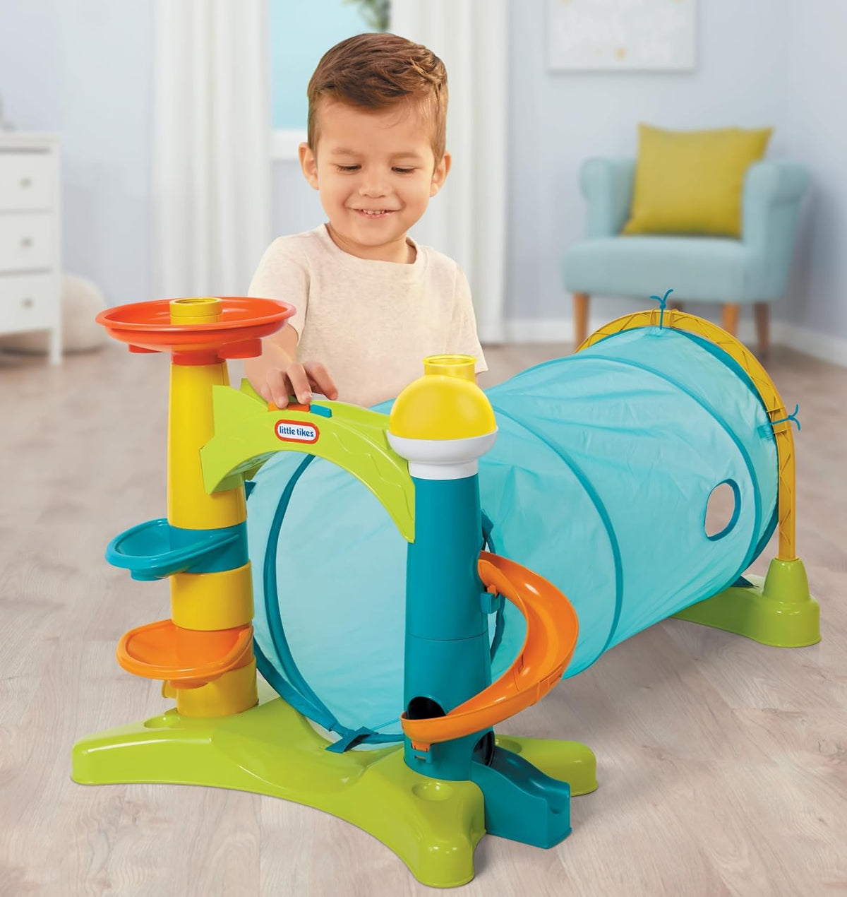 Little Tikes 2-in-1 Activity Tunnel ideal for ages 1–3 to crawl and explore