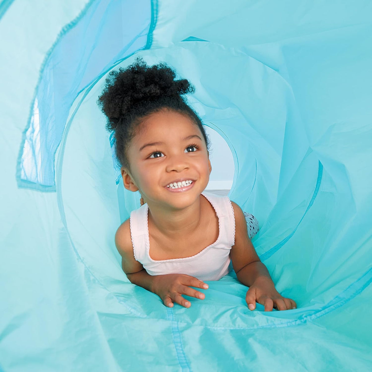 Little Tikes 2-in-1 Activity Tunnel two-children play in shared space