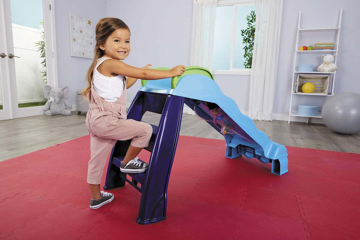 Little Tikes 2-in-1 slide outdoors with hose jets for extra fun