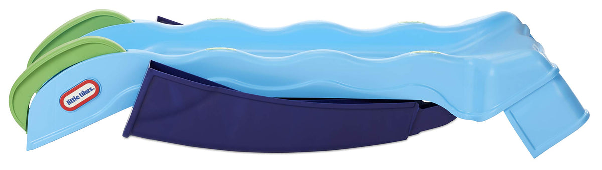 Little Tikes 2-in-1 slide shown with a toddler enjoying it