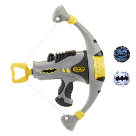 Little Tikes Batman Bow Blaster front view with Power Pods ready for action.