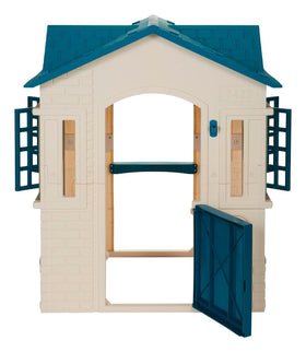 Little Tikes Cape Cottage Playhouse Blue Large flag holder for pretend parades.