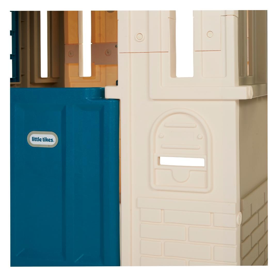 Little Tikes Cape Cottage Playhouse Blue Large mail slot for playful correspondence.