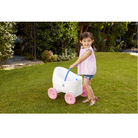 Little Tikes Classic Doll Stroller fits dolls up to 18 inches for versatile pretend play.