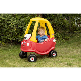 Little Tikes Cozy Coupe 30th Anniversary back push handle enables safe, guided rides