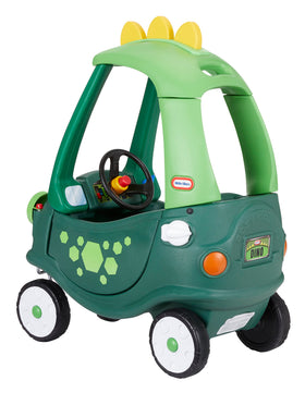 Little Tikes Cozy Coupe Dino interactive buttons close-up encouraging active exploration