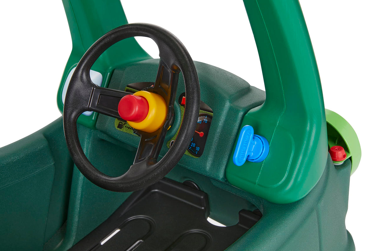 Little Tikes Cozy Coupe Dino side profile for easy steering and imaginative play