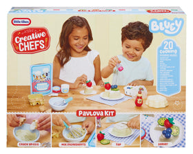 Serving plate and recipe card complete kid-friendly kitchen playset