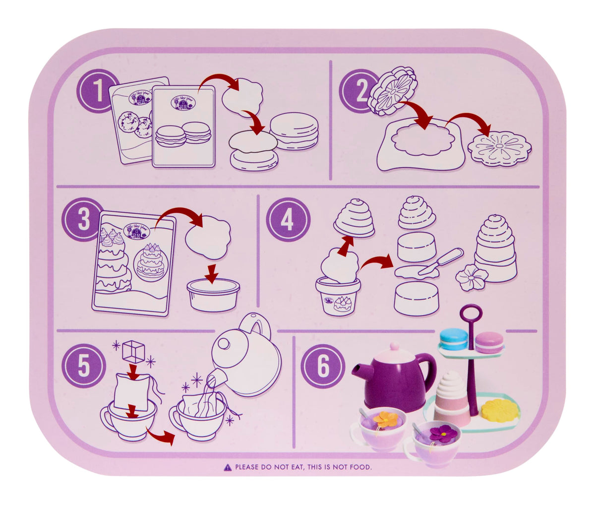 Little Tikes Creative Chefs recipe card guides young chefs step by step
