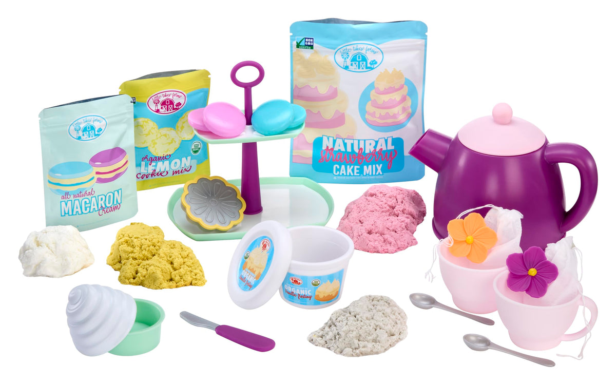 Little Tikes Creative Chefs tea pot steaming for immersive pretend tea time