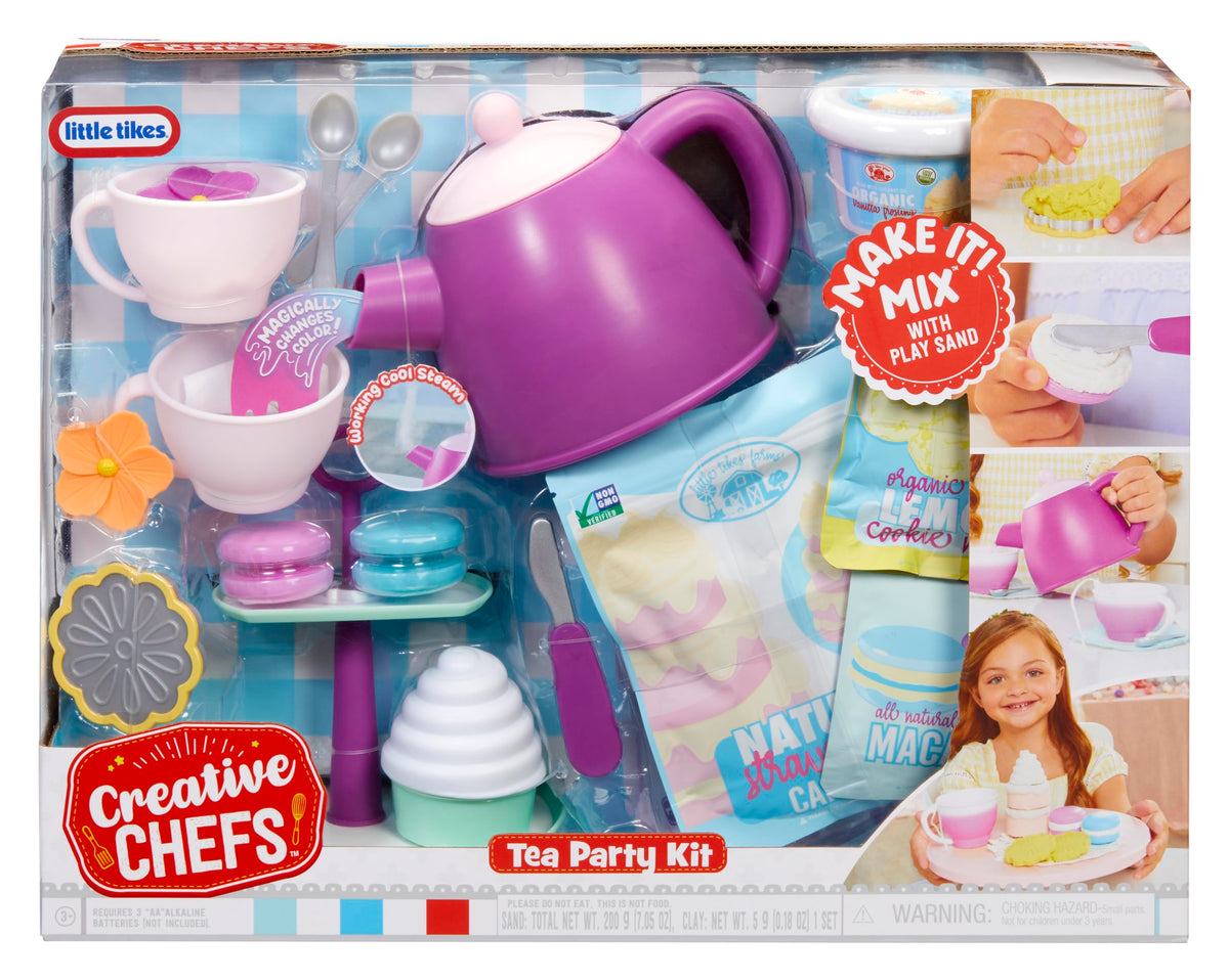 Little Tikes Creative Chefs utensils and molds support hands-on pretend kitchen skills