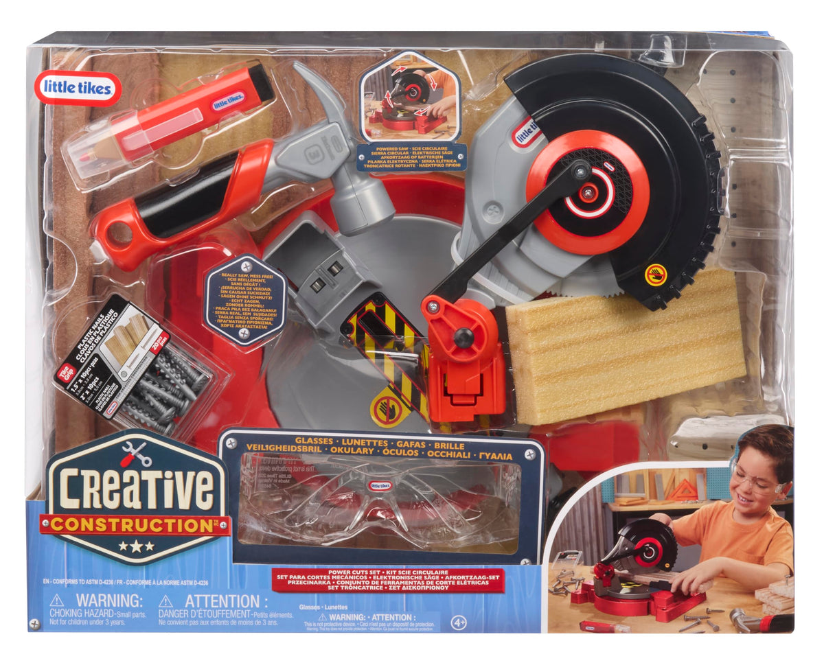 Little Tikes Foam wood boards enable safe, mess-free construction play.