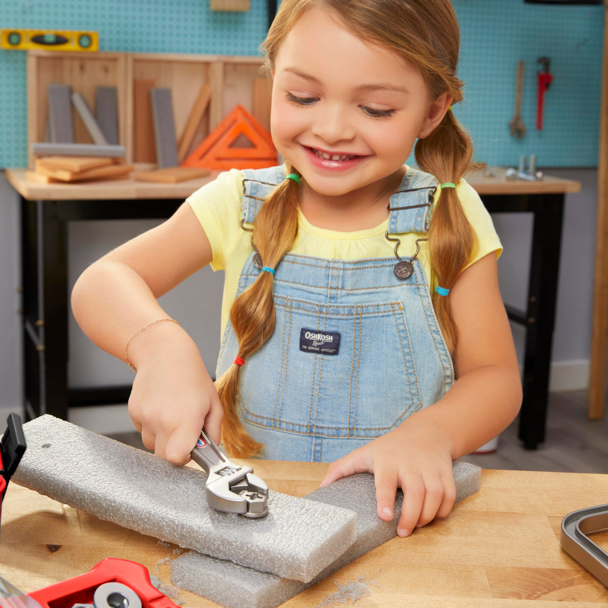 Little Tikes Creative Construction Set with realistic tools for authentic pretend play