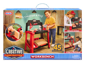 Little Tikes Creative Construction Workbench collect all sets for extended construction fun.