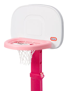 Little Tikes Easy Score Basketball Set includes three junior-size balls.