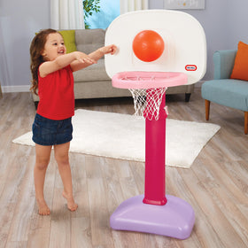 Little Tikes Easy Score Basketball Set kids playing to develop coordination.