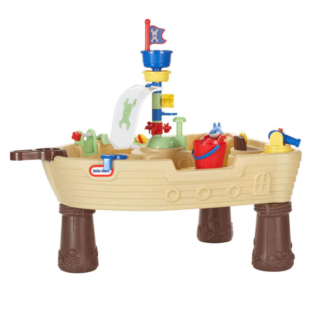 Little Tikes floating objects swirl as water powers interactive play.