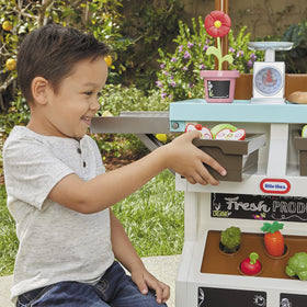 Little Tikes flower pot customization encourages creativity and personalization