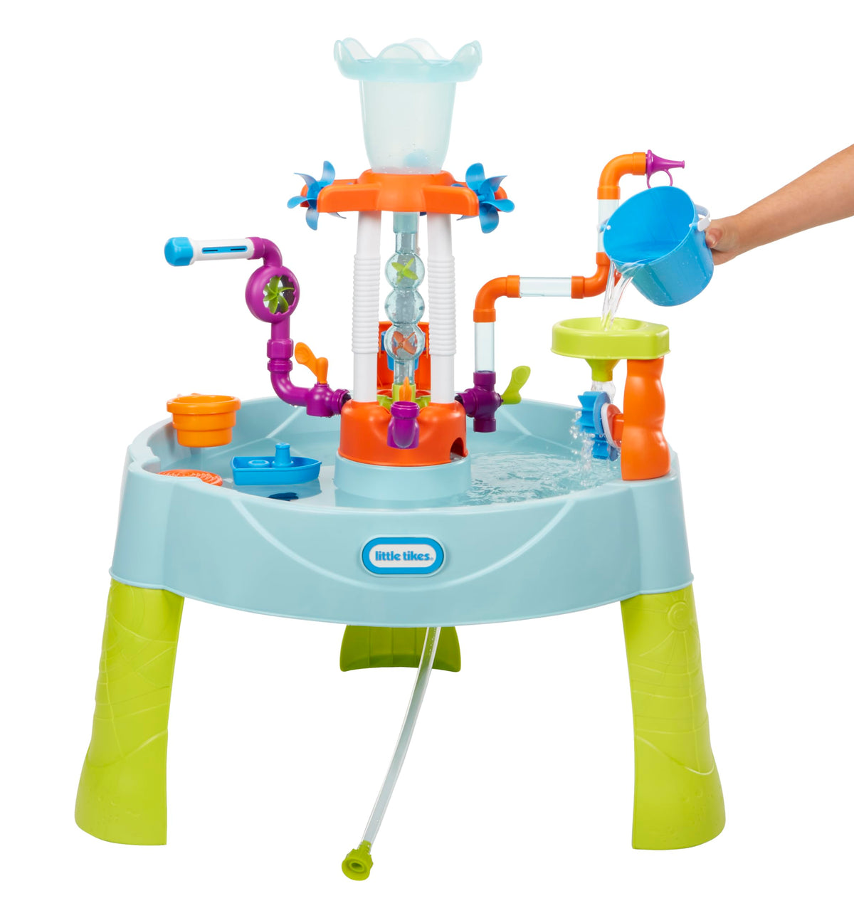 Little Tikes Flowin’ Fun accessories like scoop, bucket, and boat boost interactive play.