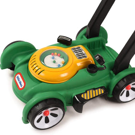 Little Tikes Gas 'n Go Mower removable gas can sparks imaginative pretend gardening play.