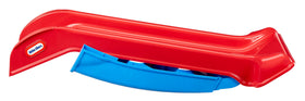 Child enjoys a gentle slide on the Little Tikes Light-Up First Slide.