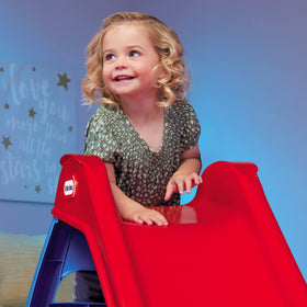 Easy assembly of the Little Tikes slide with no tools required.