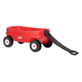 Little Tikes Lil’ Wagon fold-flat design enables quick storage after play.