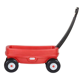 Little Tikes Lil’ Wagon with a pull handle, ideal for toddler rides and dolls.