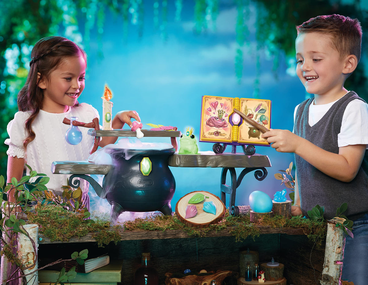Little Tikes Magic Workshop cauldron with ingredients for pretend potion mixing