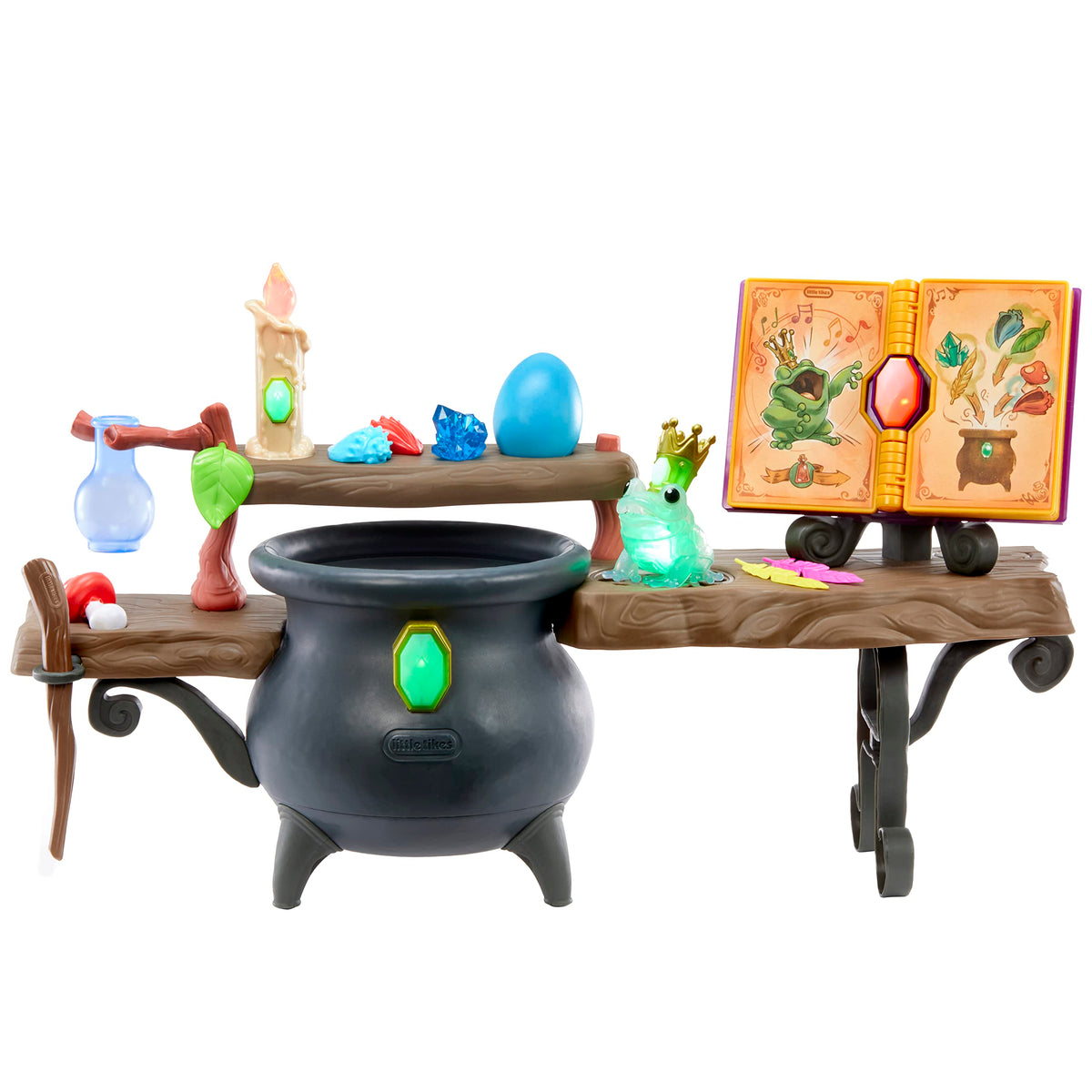 Little Tikes Magic Workshop tabletop potion book guiding easy spell selection for kids