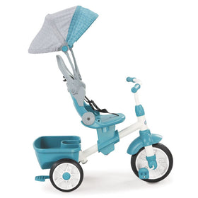 High-back seat on the Little Tikes trike provides extra comfort and support