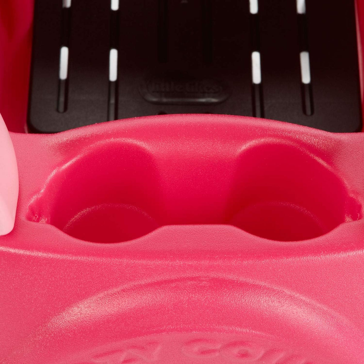 Floor board removed emphasizes foot-powered imaginative play