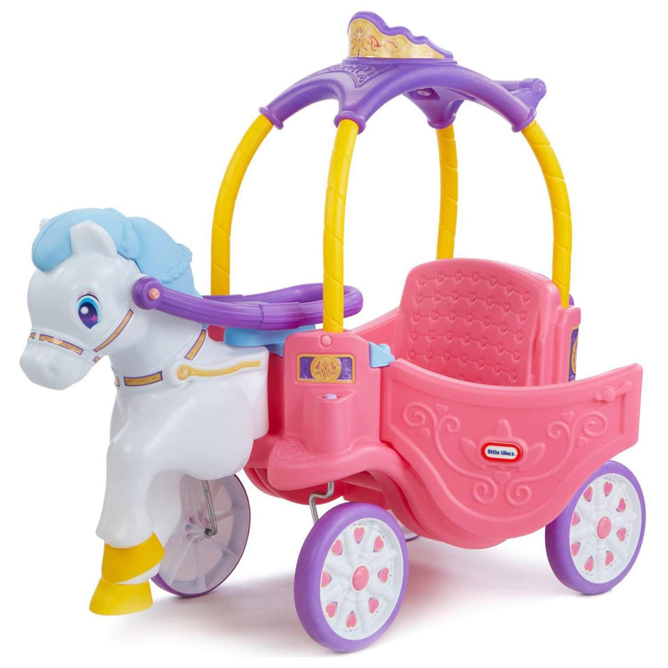 Little Tikes Princess Horse & Carriage side view ideal for imaginative play