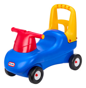 Little Tikes Push and Ride Racer front view with push bar for easy steering