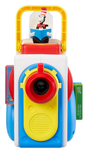 Little Tikes Story Dream Machine emits colorful lights and engaging sounds during stories.