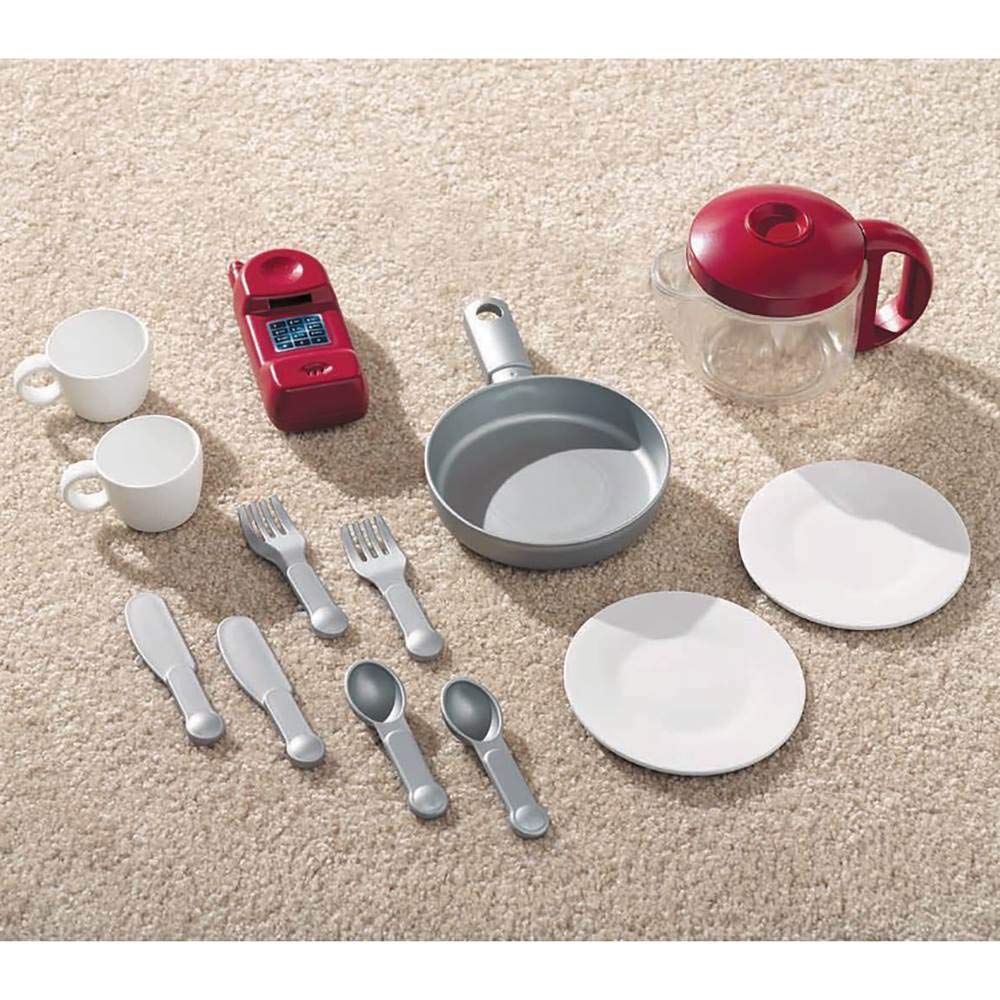 Little Tikes Super Chef Kitchen burner sounds enhance role-play experiences
