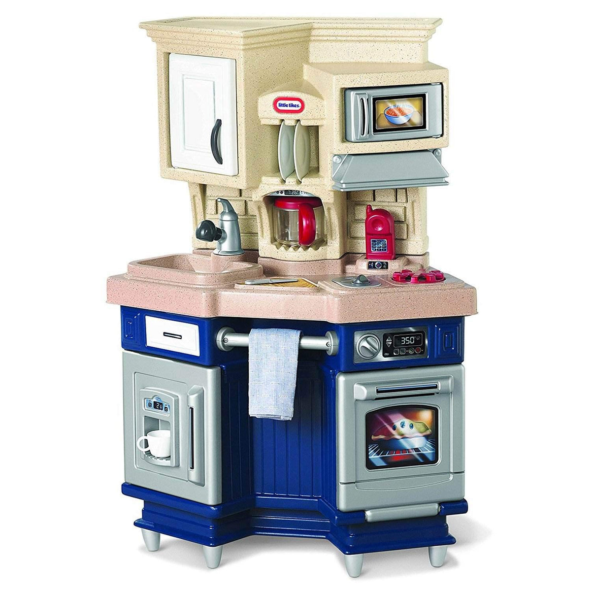 Little Tikes Super Chef Kitchen oven door opens for interactive play