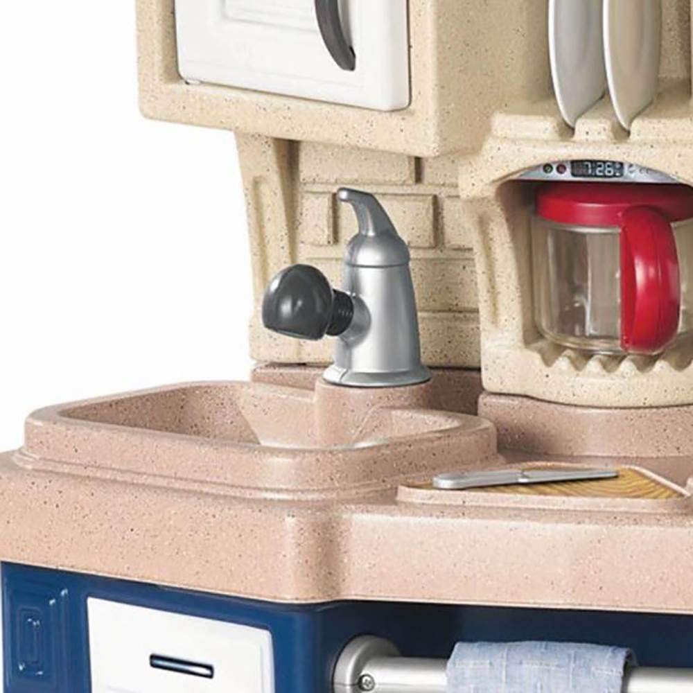 Little Tikes Super Chef Kitchen refrigerator door opens for pretend storage
