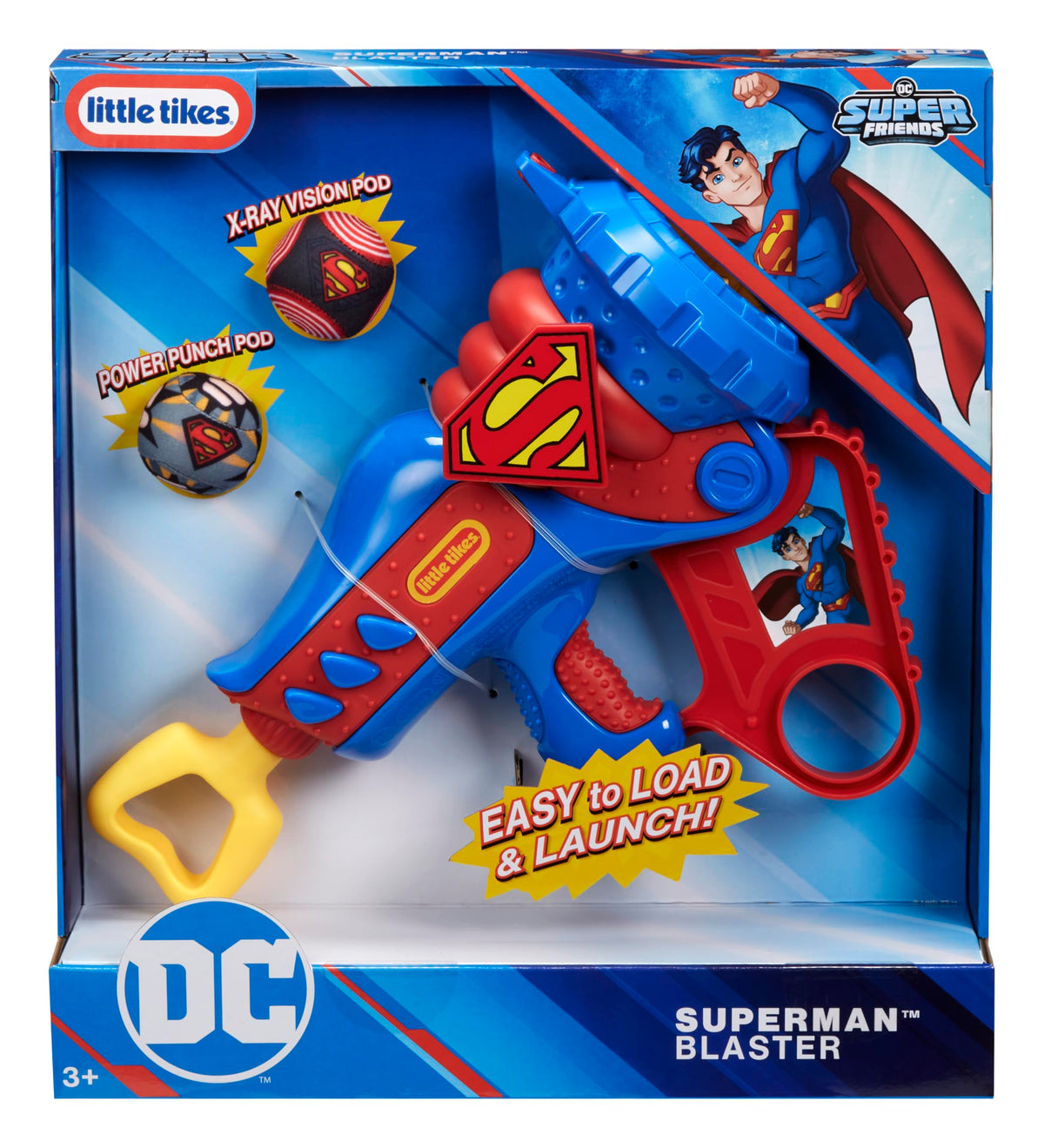 Little Tikes Superman Boom Blaster outdoor play setup for energetic fun