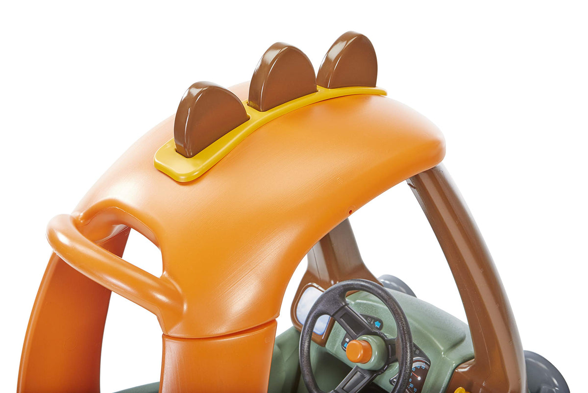 Little Tikes T-Rex Cozy Coupe 360-degree wheels enable easy, confident steering
