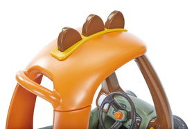 Little Tikes T-Rex Cozy Coupe 360-degree wheels enable easy, confident steering