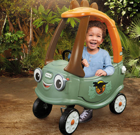 Little Tikes T-Rex Cozy Coupe supports kids up to 50 lbs for versatile growth