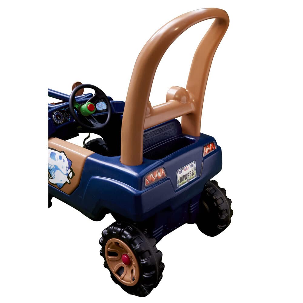 Little Tikes T-Rex Truck durable tires handle rough floors and sidewalks
