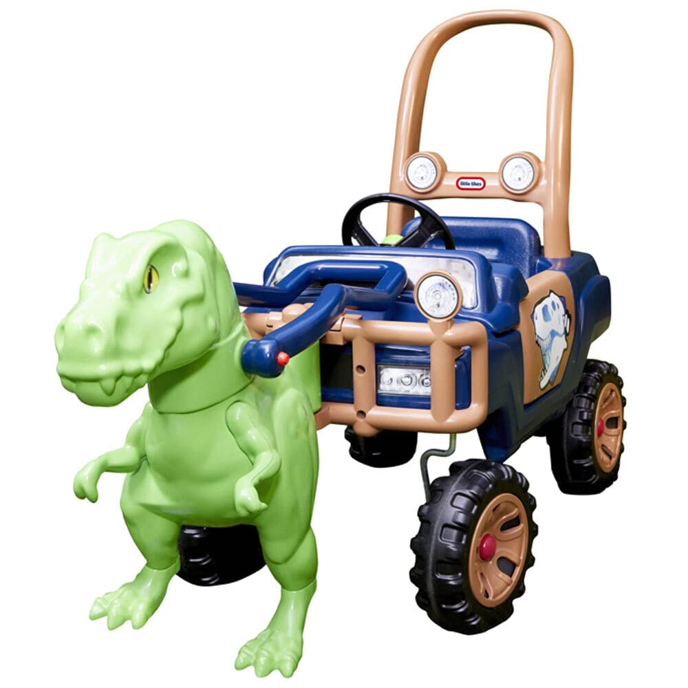 Little Tikes T-Rex Truck roaring feature in action sparks imaginative play
