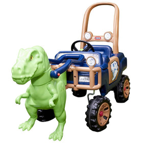 Little Tikes T-Rex Truck roaring feature in action sparks imaginative play